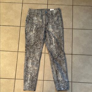 NWT White House Black Market Snake Jeans